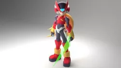 Mega Man Zero 3D Model  3D model