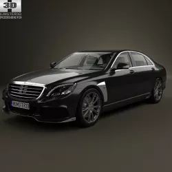 Mercedes-Benz S-Class Brabus 2014 3D model