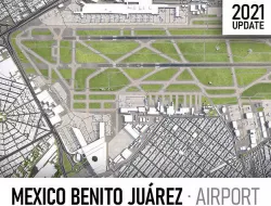 Mexico City Airport Low-poly 3D model