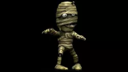 Mummy Game Character RIGGED 3D model Handpainted Low-poly 3D model