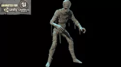 MummyGameReady Low-poly 3D model
