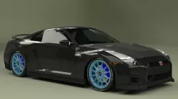 Nissan GTR 3D model