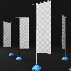 Nobori Flag 3D model