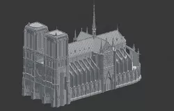 Notre dame 3D model