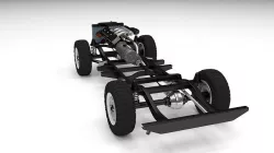 Offroad Truck Chassis 3D model