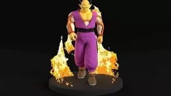 Orange Piccolo 3D Model 3D model