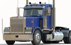 Peterbilt 379 with interior  3D model