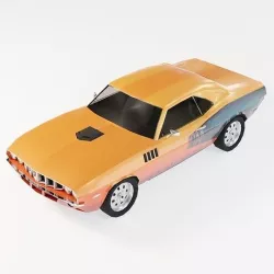 Plymouth Barracuda 1971 Low-poly 3D model