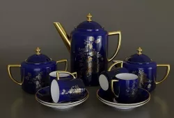 Porcelain coffee set for 4 persons 3D model