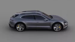 Porsche Taycan Turbo S Cross Turismo  3D model