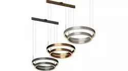 Prometheus Double Ring Pendant by PageOne Lighting 3D model