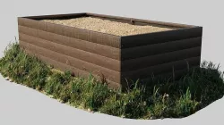 Raised Garden Bed 3D model