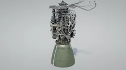 Raptor Engine SN50 3D model