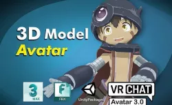  Reg Anime Made in abyss VRChat 3D model