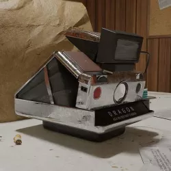 Retro Instant Camera 3D model
