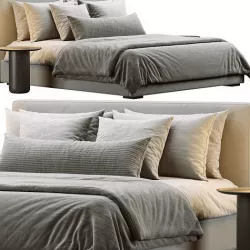 RH Modena Bed 3D model