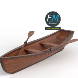 Rowing boat 1 3D model