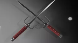 sai weapom 3D model