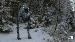 Sat Bot 27 - Sci Fi Mech 3D model