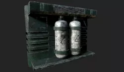 Sci-fi Panel Element Low-poly 3D model