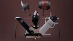 Seven Swords of the Mist 3D model