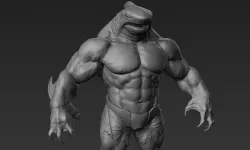 Sharkman 3D model