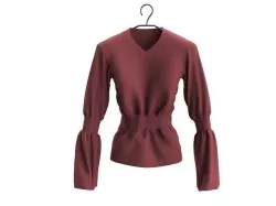 Shirt on hanger Low-poly 3D model