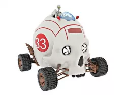 skull toy car 3D model