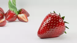 Sliced Strawberry 3D Model  Low-poly 3D model