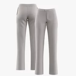 Slim Classic Work Pants Women Casual Trousers Pant 3D model