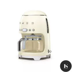 Smeg Retro Drip Filter Coffee Machine in Cream  3D model