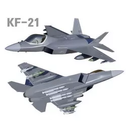 South Korea KAI KF-21 KFX Jet fighter blender 3D model