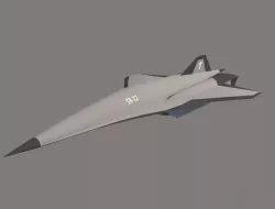 SR-72 Low-poly 3D model
