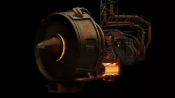 Steampunk Jet Engine 3D model