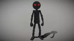 Stickman Low-poly 3D model