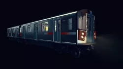 Subway car R142 Low-poly 3D model