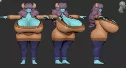 Sue VRChat  Low-poly 3D model