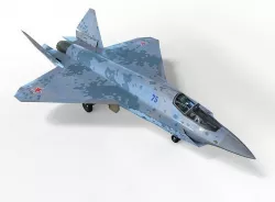 Sukhoi checkmate T-75 LTS 3D model