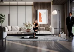 Sunset Modern Living 2022 3D model