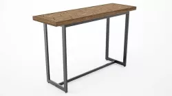 TABLE HONEYCOMB WOODEN TOP 3D model