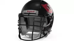 Tampa Bay Buccaneers American Football Helmet 3D model