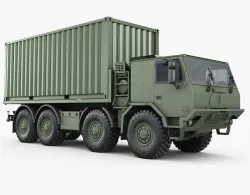 Tatra 815-7 8x8 container truck 3D model