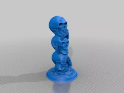 Three wise skulls(fixed in all ways)