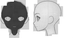topology head anime 3D model