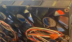 Ventilator array connection blocks