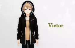 Victor V2 Original - VRChat and Game Ready Low-poly 3D model