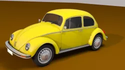 Volkswagen Beetle 1969 3D model