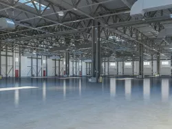 Warehouse 6 interior and exterior 3D model