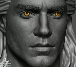 witcher Henry Cavill 3D model