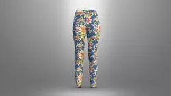 Women Contour Ultra High Rise Ankle Leggings 3D model